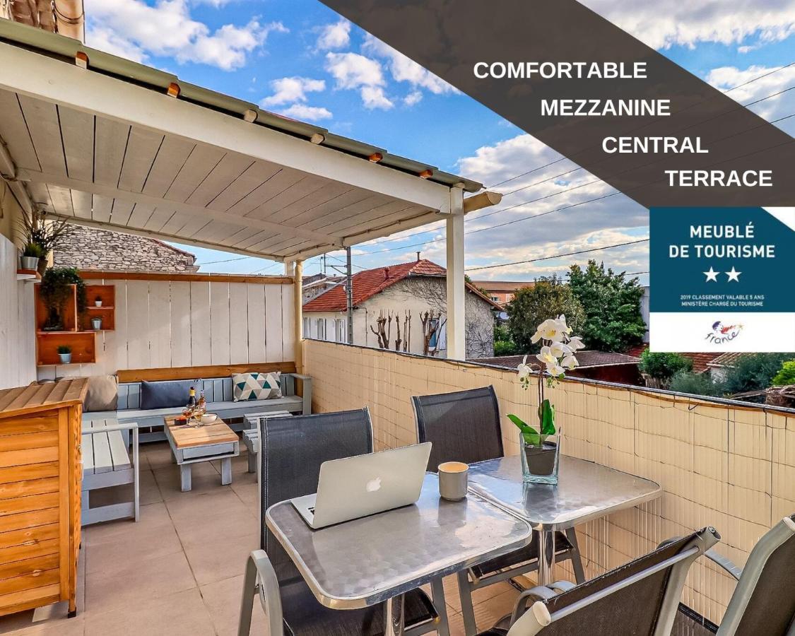 Appart Cosy Terrasse Gare De Nimes Apartman Kültér fotó
